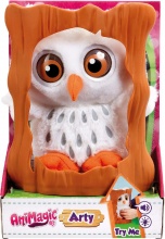 Crayola 31349 Animagic Goes Wild Arty Gufo e Albero Peluche per Bambini da 3+ Anni