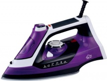 DCG DB8090 Ferro da Stiro a Vapore Potenza 2800 Watt Piastra in Ceramica Viola