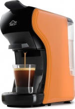 DCG ES6517 Macchina per Caff� Universale Capsule e Cialde ESE Arancione e Nero