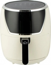 DCG FR3655D Friggitrice ad Aria 5 Litri Potenza 1500W con Timer BeigeNero