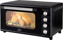 DCG MBN45 Fornetto Elettrico Ventilato 45 Litri 2000 Watt con Timer Nero