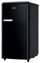 DCG MF100B Mini Frigo Frigobar 100 Litri con Congelatore colore Nero Retr� Line