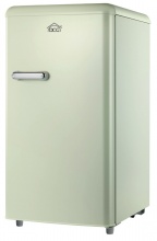 DCG MF100C Mini Frigo Frigobar 100 Litri con Congelatore colore Crema Retr� Line
