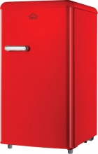 DCG MF100R Mini Frigo Frigobar Minibar 100 Litri Classe E Statico Rosso