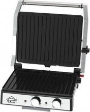 DCG ST3900 Bistecchiera Elettrica Potenza 2000W con Piastre Antiaderenti