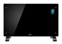 DCG TC50TT Stufa Elettrica ad Olio 2000W in Alluminio e Vetro Temperato Nero