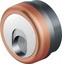 DISEC 8215041 Defender Magnetico 3 Chiavi Sagomato 38x50x25 mm Inox Ottone