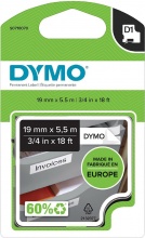DYMO S0718070A Nastro D1 19mmx5.5m speciali Poliestere permanente S0718070