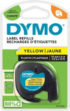 DYMO S0721620A Nastro letratag 12mmx4m Giallo S0721620