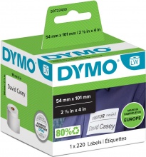 DYMO S0722430A Etichette di SpedizioneBadge Nominativi 54 x 101 Mm S0722430