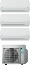 Daikin ATXF25G + ATXF25G + ATXF35G + 3AMXF52A Climatizzatore Trial Split Inverter 9+9+12k Btu A++A+ 3AMXF52A Siesta