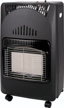 DCG GH03N Stufa a Gas Infrarossi Bombola max 15 Kg Pieghevole 4,2 kW Nero