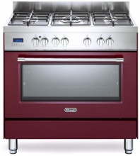 De Longhi PRO 96 MR Cucina a Gas 5 Fuochi Forno Elettrico Ventilato 90x60 cm