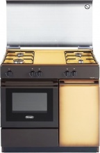 De Longhi SGK 854 NM Cucina a Gas 4 Fuochi Forno a Gas LxP 86x50 cm Coppertone