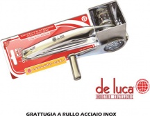 De Luca Coltellerie DEL548 Grattugia a Rullo Acciaio Inox