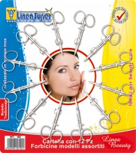 De Luca Coltellerie 802462 Cartella Forbici Manicure Confezione 12 Pz
