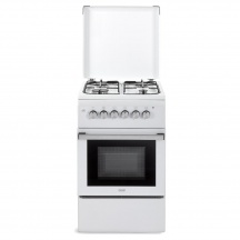 De Longhi DL554EW2 Cucina a Gas 4 Fuochi Forno Elettrico 50x55cm Classe A Bianco