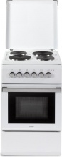 De Longhi DL554EWP2 Cucina Elettrica 4 Fuochi Forno elettrico 50x55 cm Bianco