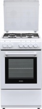 De Longhi DL554EW Cucina a Gas con Forno Elettrico 4 Fuochi 50x50 cm Bianco