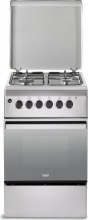 De Longhi DL554EX2 Cucina a Gas 4 Fuochi Forno Elettrico 50x50 cm Classe A Inox