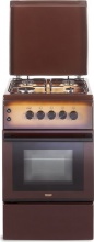 De Longhi DL554GK2 Cucina a Gas 4 Fuochi Forno a Gas 50x50 cm Classe A Rame