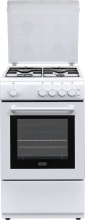 De Longhi DL 554 GW Cucina a Gas 4 Fuochi Forno a Gas 50x50 cm Bianco