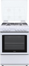De Longhi DL 664 EW Cucina a Gas 4 Fuochi Forno Elettrico Ventilato 60x60cm Bianco