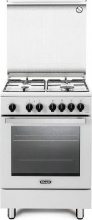 De Longhi DMW 64 LSG Cucina a Gas con Forno Elettrico 4 Fuochi 60x60 cm Bianco