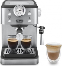 De Longhi EM450.M Macchina Caff� Manuale Espresso Macinato Inox  Linea Classic