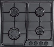 De Longhi FFN 46 ASV Piano Cottura 4 Fuochi a Gas Incasso 60 cm Nero