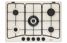 De Longhi FFS 57 ASV Piano Cottura 5 Fuochi a Gas 70 cm Avena  Family