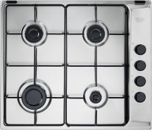 De Longhi FLI46ASV Piano Cottura 4 Fuochi a Gas Incasso 60 cm Inox
