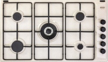 De Longhi FLS59DD Piano Cottura 5 Fuochi a Gas 90 cm Tripla Corona Sabbia FLS 59 DD