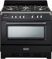 De Longhi MEM965NN Cucina a gas 5 Fuochi Forno Elettrico Ventilato 90x60 cm Nero