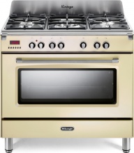 De Longhi MEM 965 BX Cucina a Gas 5 Fuochi Forno Elettrico Ventilato 90x60 cm