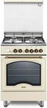 De Longhi PEMB 664 CLSG Cucina a Gas 4 Fuochi Forno Elettrico 60x60 cm Classe A