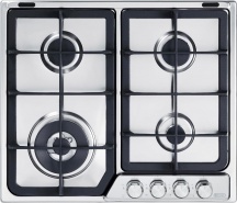 De Longhi PFI46GH Piano Cottura 4 Fuochi Gas 60 cm Inox PFI 46 GH Professional
