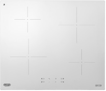 De Longhi PIB 62 Piano Cottura Induzione 4 Fuochi Incasso 60 cm Bianco