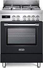 De Longhi PRO 66 MAL PZ Cucina a Gas 4 Fuochi Forno Elettrico Ventilato 60X60