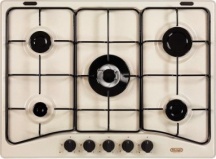 De Longhi SF 57 AVT Piano cottura 5 Fuochi incasso a gas 70 cm Sabbia