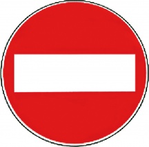 Debverona 3210041F47 Segnale Senso Vietato Fig. 47