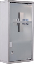 Brugel D0546 Armadietto Porta Medicinali In Acciaio Con 2 Chiavi 48x25 cm