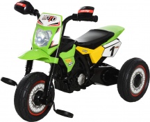 DecHome 095GNek370 Triciclo Moto a Pedali Cavalcabile per Bambini da 18+ Mesi colore Verde