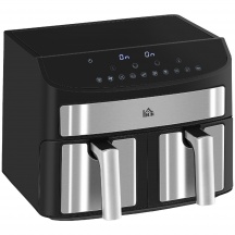 DecHome 0BKJ10F57 Friggitrice ad Aria 8 lt Timer e Temperatura Regolabile Nero