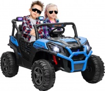DecHome 0BUJ604 Macchina Elettrica per Bambini 3-8 Anni 2 Posti 3 Velocit� Blu