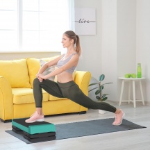 DecHome 0GNV571 Stepper Fitness Regolabile a 10.515.520.5 cm Capacit� 250 kg Verde