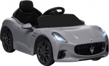 DecHome 0GYJ609 Macchina per Bambini 3-5 Anni Maserati Gran Turismo Folgore Gray