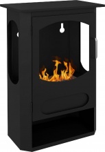 DecHome 110BKS386 Camino a Bioetanolo Autoportante Bruciatore da 1.2L Nero