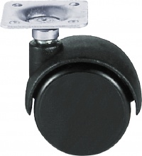 Brugel 111529 Ruota Per Mobili Doppia � 30 Pz 4 Piastra mm 28x28