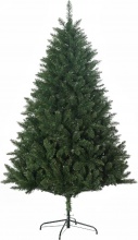 DecHome 119-699GN Albero di Natale Artificiale 180cm con 800 Rami e Base in Metallo Verde